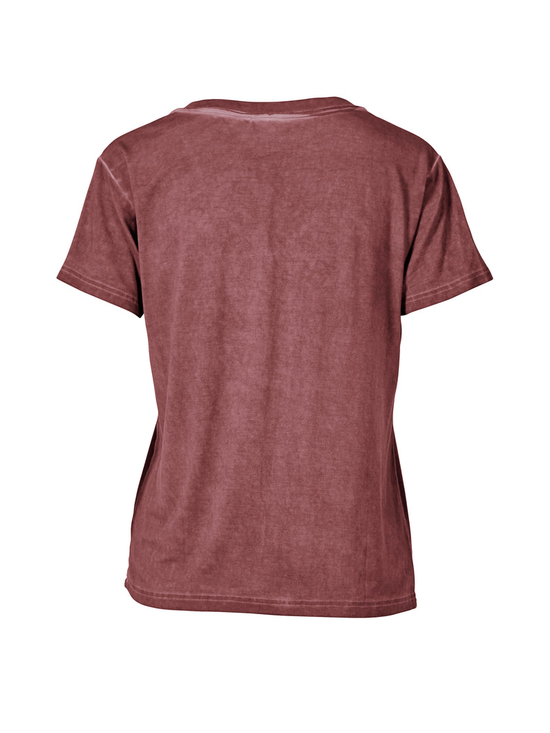 NÜ RUTH T-Shirt Tops und T-shirts 685 Berry red