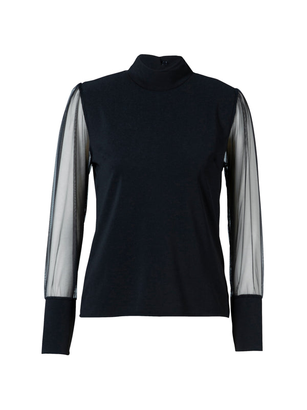 NÜ SAFINA Bluse Blusen Schwarz