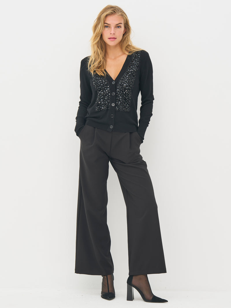 NÜ Strick-Cardigan BETINA Cardigans Schwarz