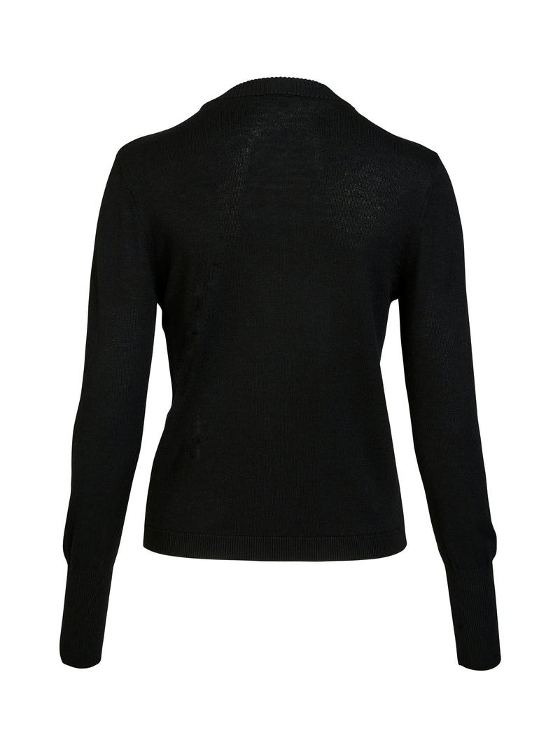 NÜ Strick-Cardigan BETINA Cardigans Schwarz