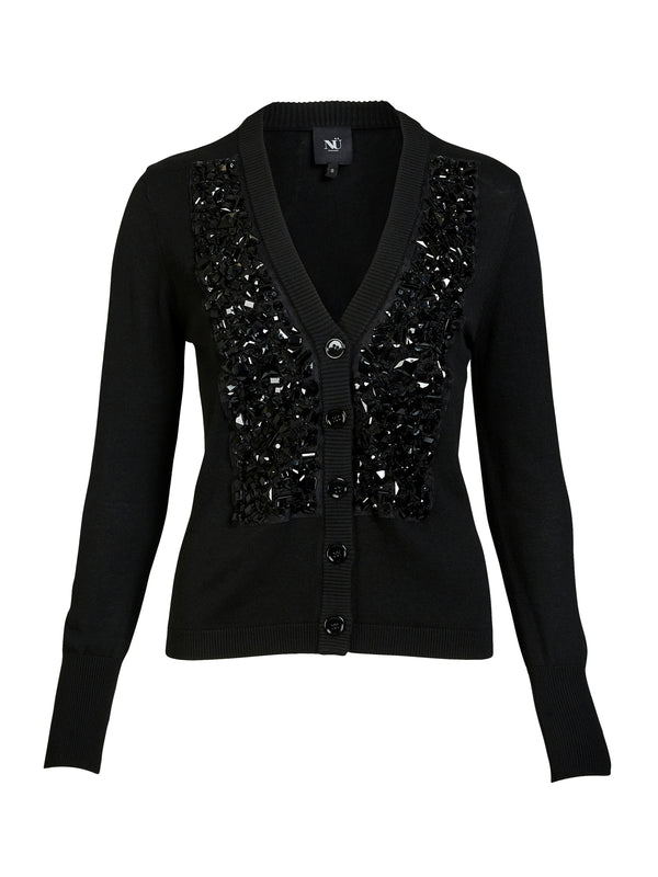 NÜ Strick-Cardigan BETINA Cardigans Schwarz