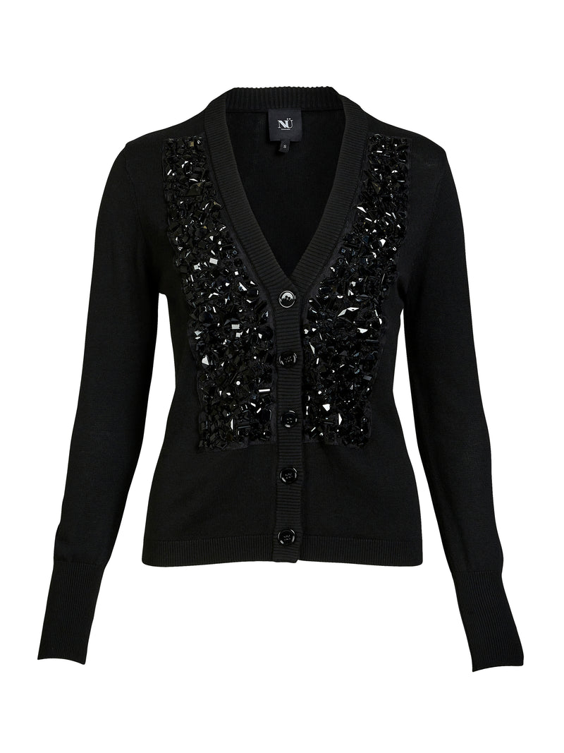 NÜ Strick-Cardigan BETINA Cardigans Schwarz