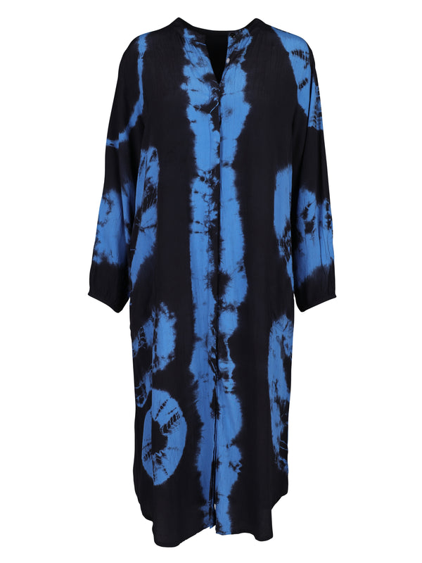 NÜ TALIA Kleid mit Batik-Print Kleider 482 Classic Navy Mix