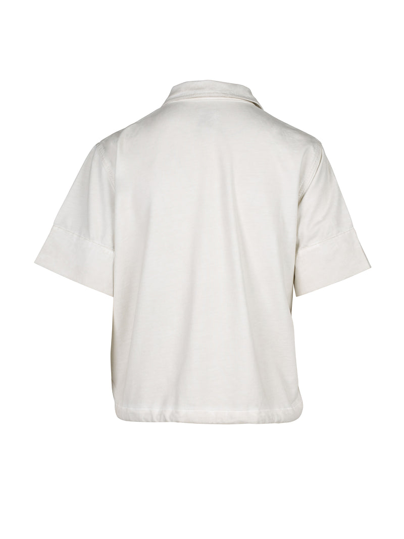 NÜ TAYLA T-Shirt mit verstellbarem Band Tops und T-shirts 110 Creme