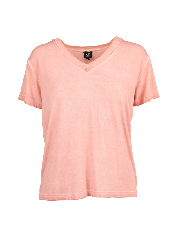 NÜ TENNA T-Shirt mit V-Ausschnitt Tops und T-shirts 652 soft blush