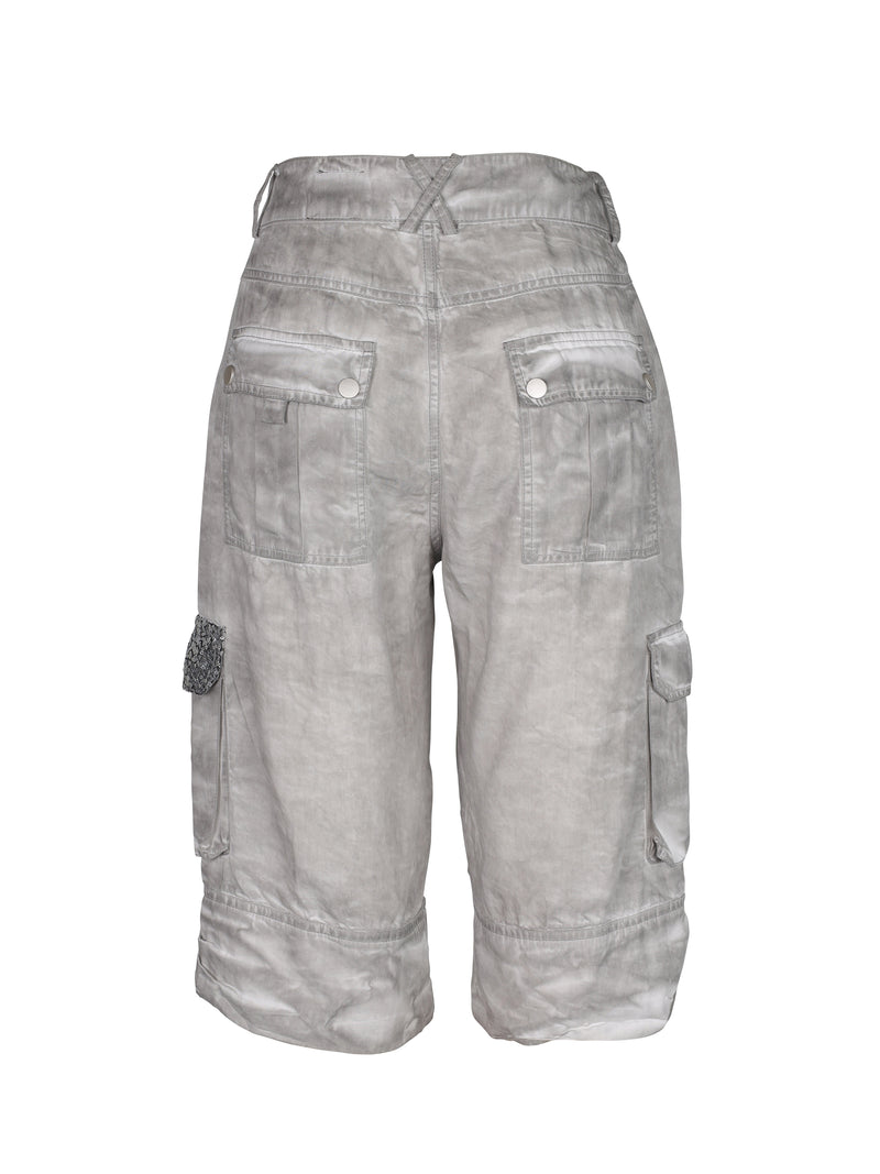 NÜ TERRA Bermudashorts im Cold-Dye-Look Shorts 910 kit