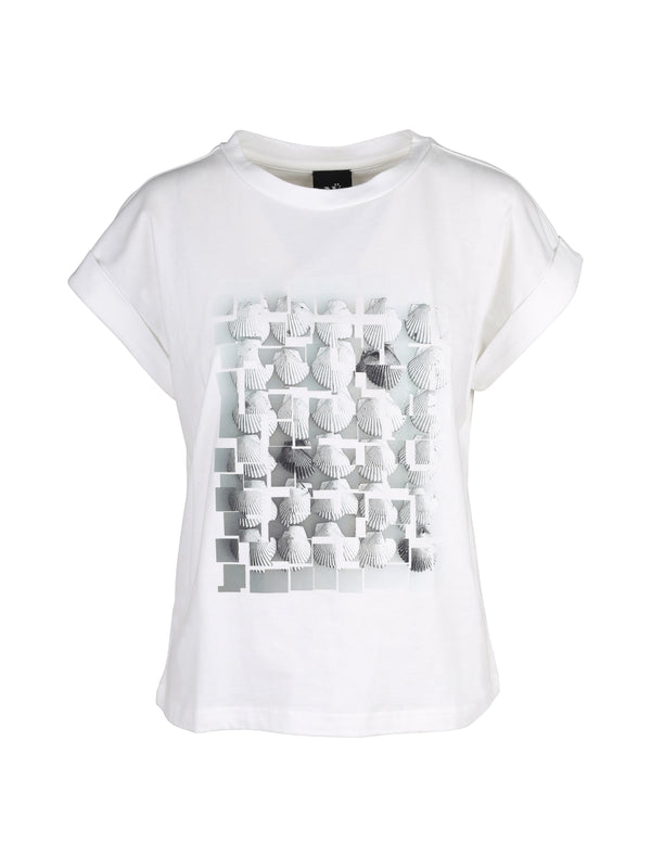 NÜ TILLIE T-Shirt mit Print Tops und T-shirts 110 Creme