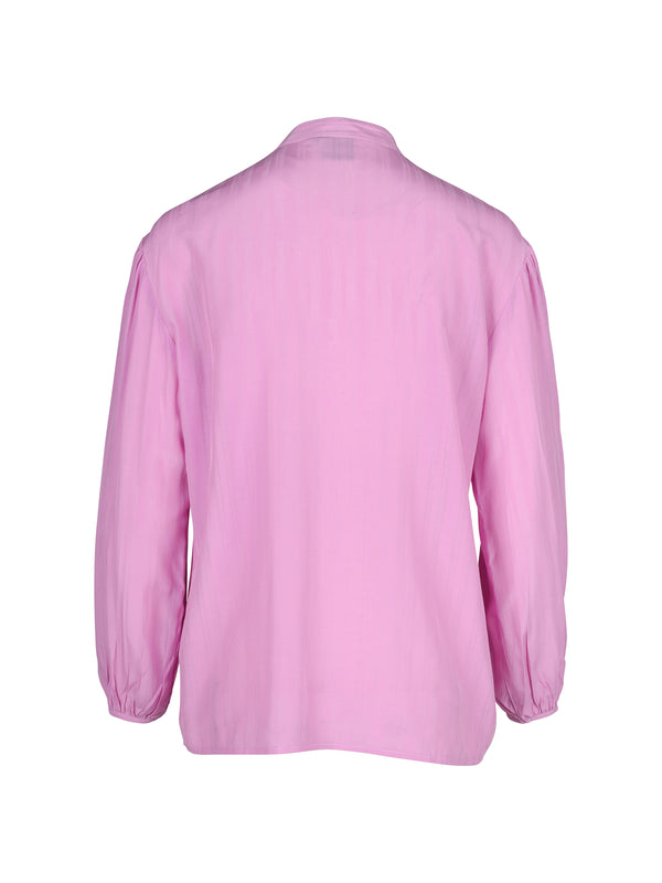 NÜ TIPPIE Hemd mit gestreiften Details Hemdblusen 634 Pink Mist