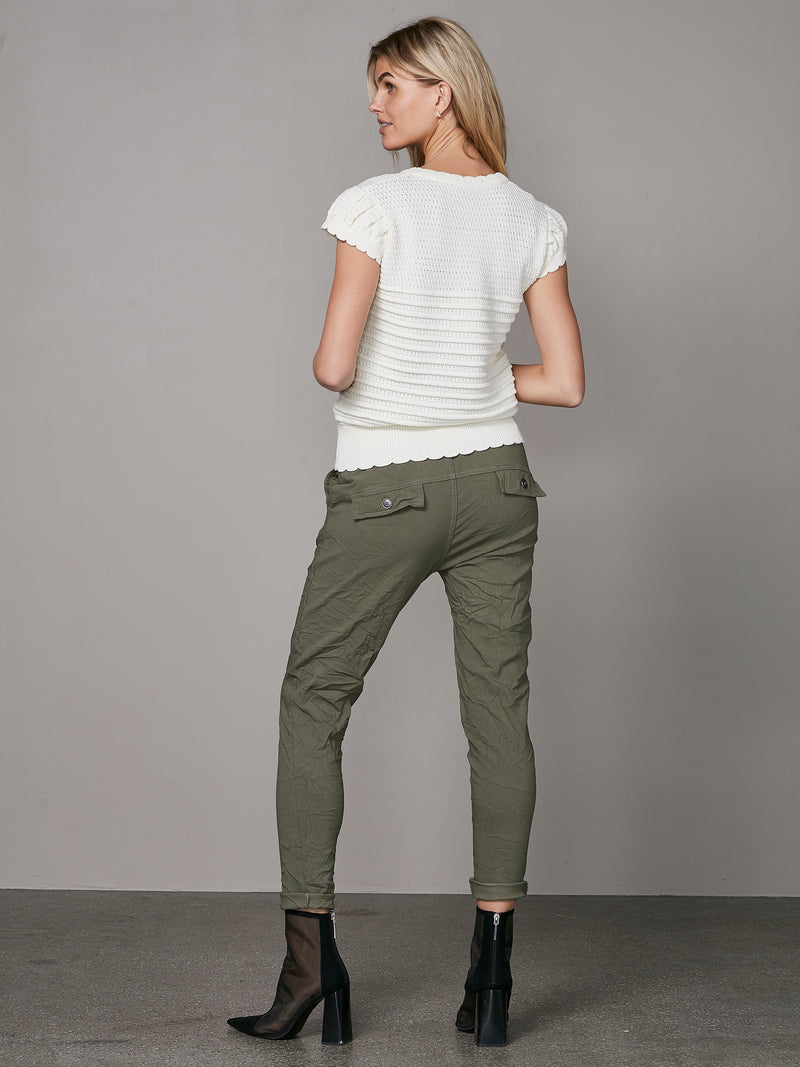 NÜ TRILLE Hose Hosen 316 Olive