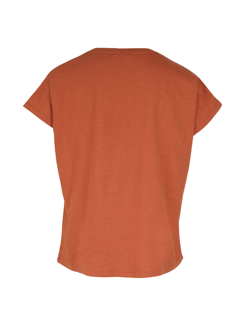 NÜ UMAY T-Shirt Tops und T-shirts 286 Mocca Mousse