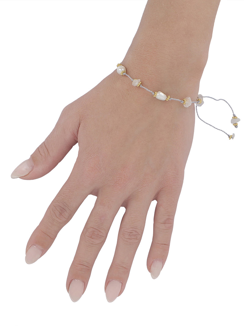 NÜ Ubud Armband Accessories 110 creme mix