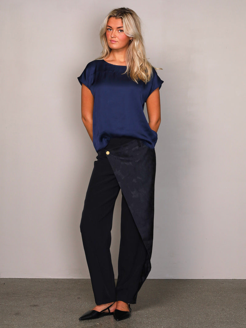 NÜ VALINA Bluse Blusen 482 Classic Navy