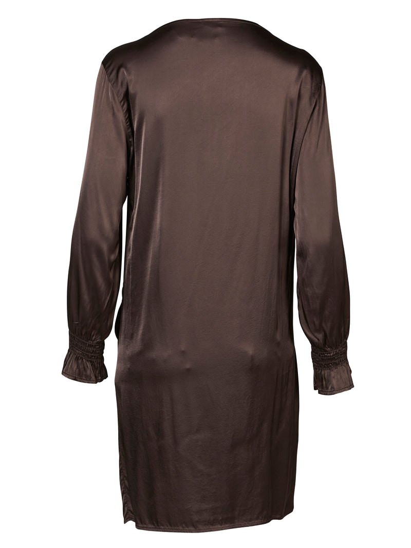 NÜ VANILLA Tunika Kleid Kleider 224 Dark Brown