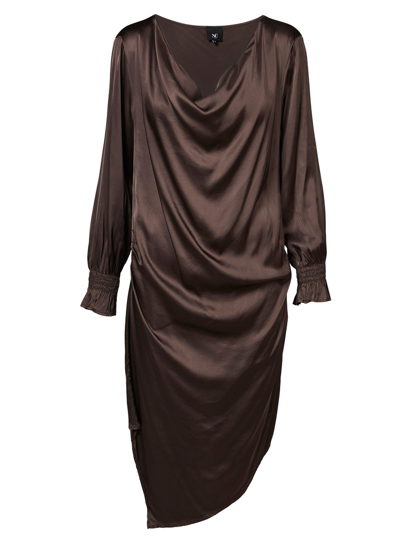 NÜ VANILLA Tunika Kleid Kleider 224 Dark Brown