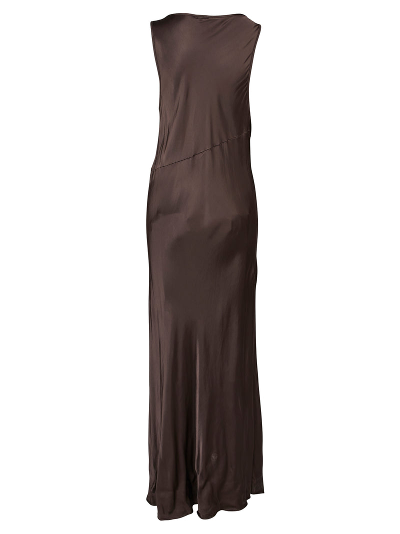 NÜ VANILLA langes Kleid Kleider 224 Dark Brown