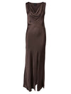 NÜ VANILLA langes Kleid Kleider 224 Dark Brown