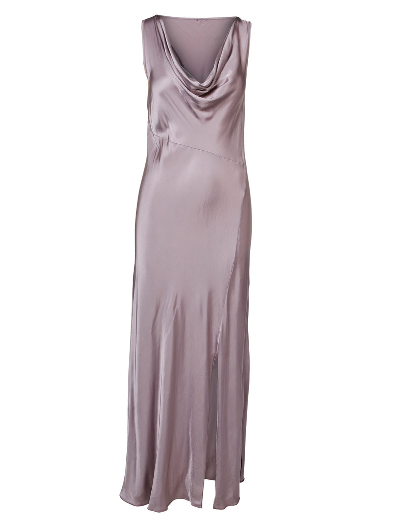 NÜ VANILLA langes Kleid Kleider 762 Dusty purple