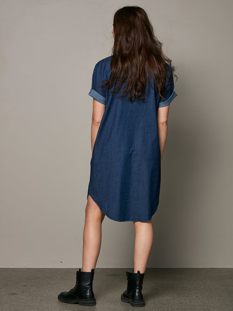 NÜ VELA Kleid Kleider 486 Denim