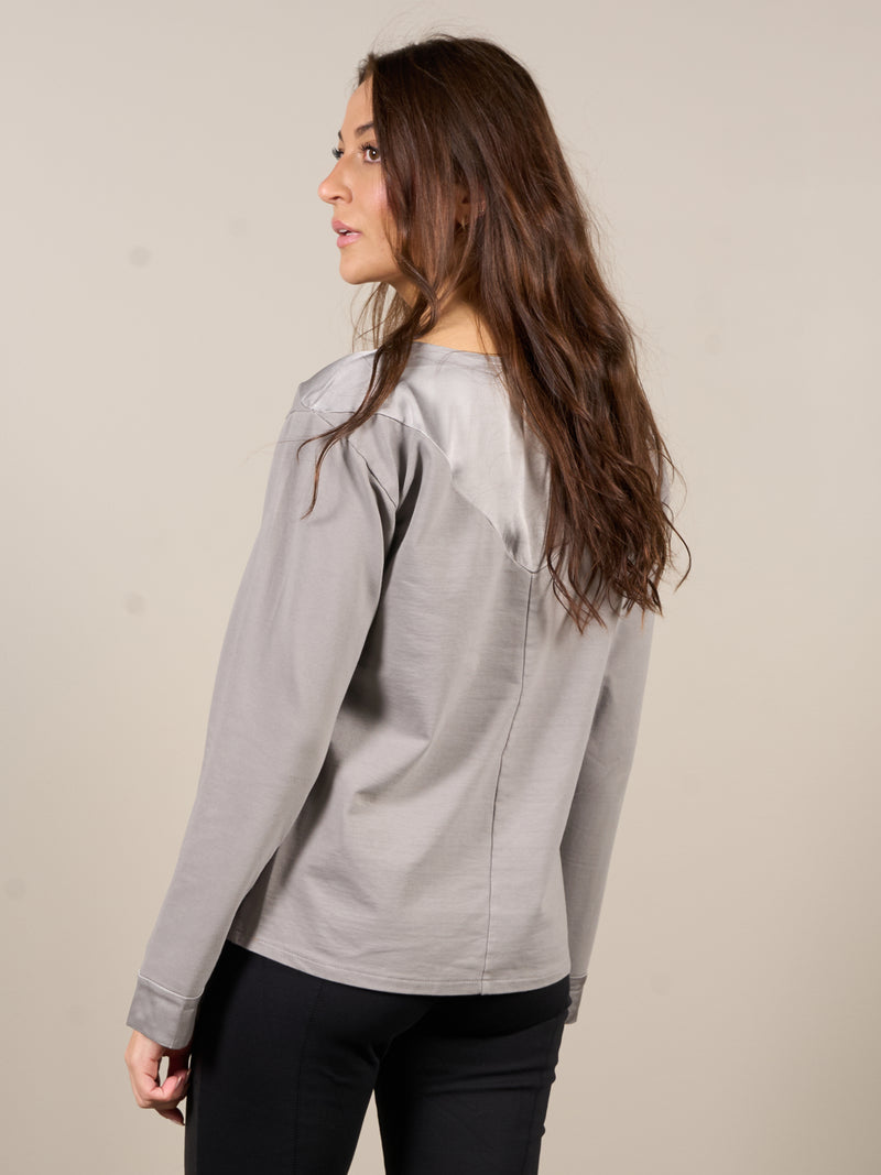 NÜ VELMA Bluse Blusen 901 Grey