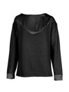 NÜ VELMA Bluse Blusen Schwarz