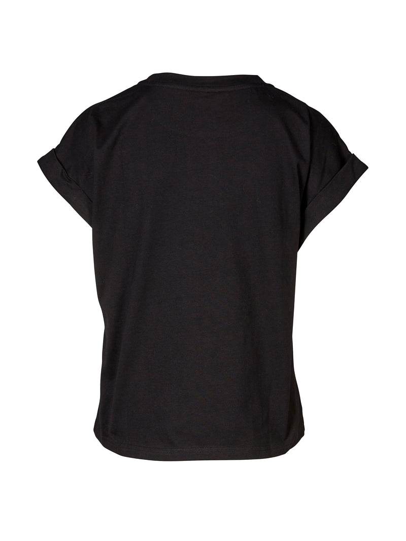 NÜ VERA T-Shirt Tops und T-shirts Schwarz mix