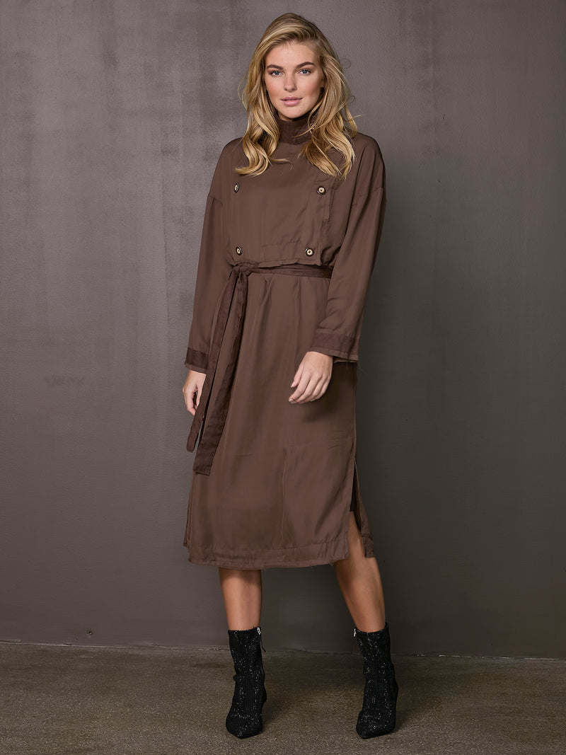 NÜ VIBEKE Kleid Kleider 224 Dark Brown