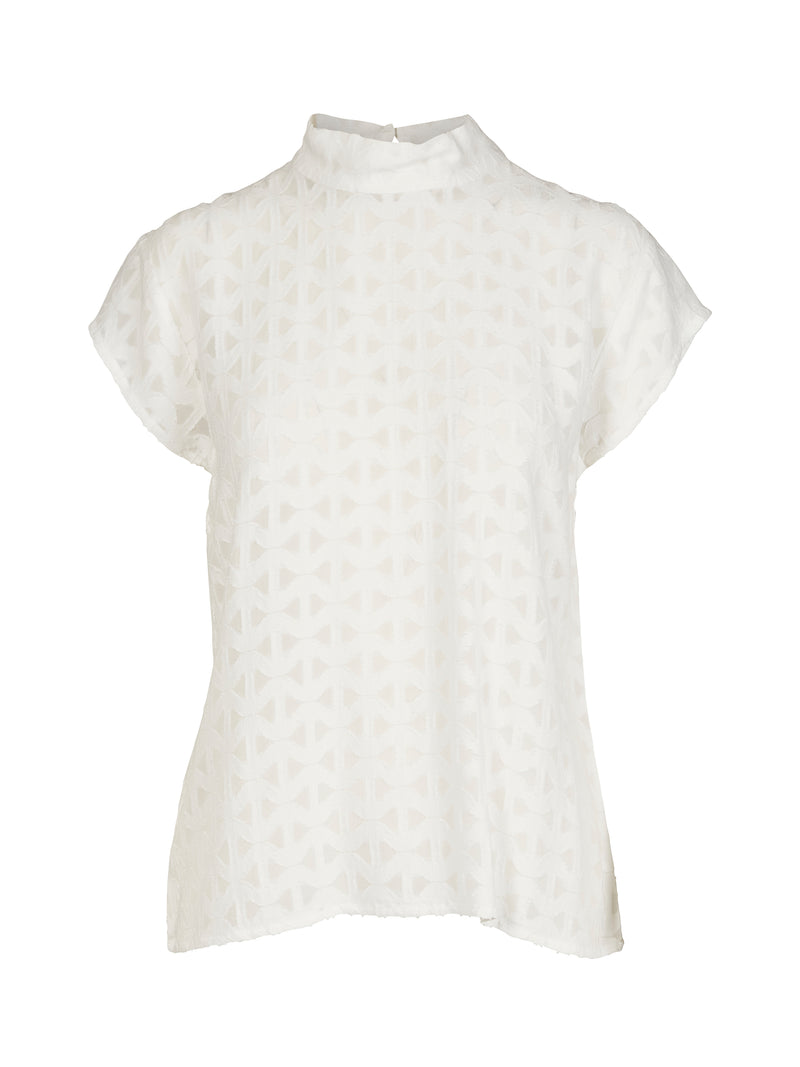 NÜ VIDA Oberteil Tops und T-shirts 110 Creme