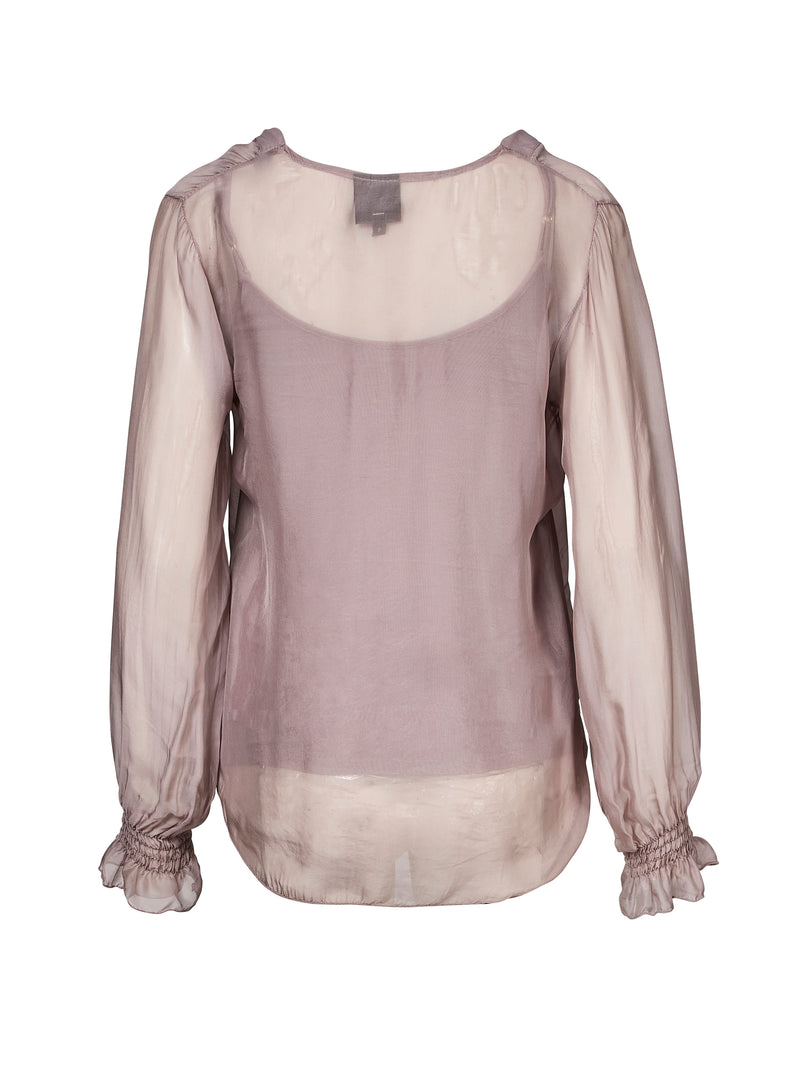 NÜ VANINA Bluse Blusen 762 Dusty purple