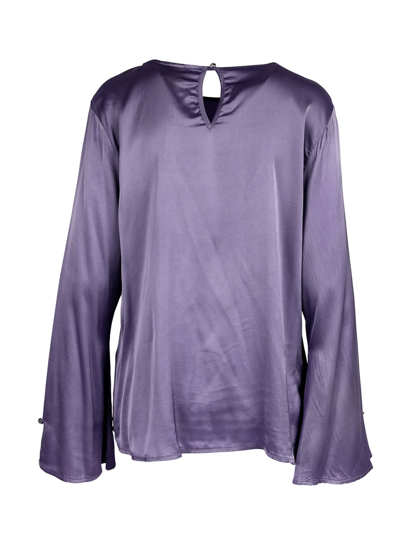 NÜ XIA Bluse Blusen 703 Pale purple