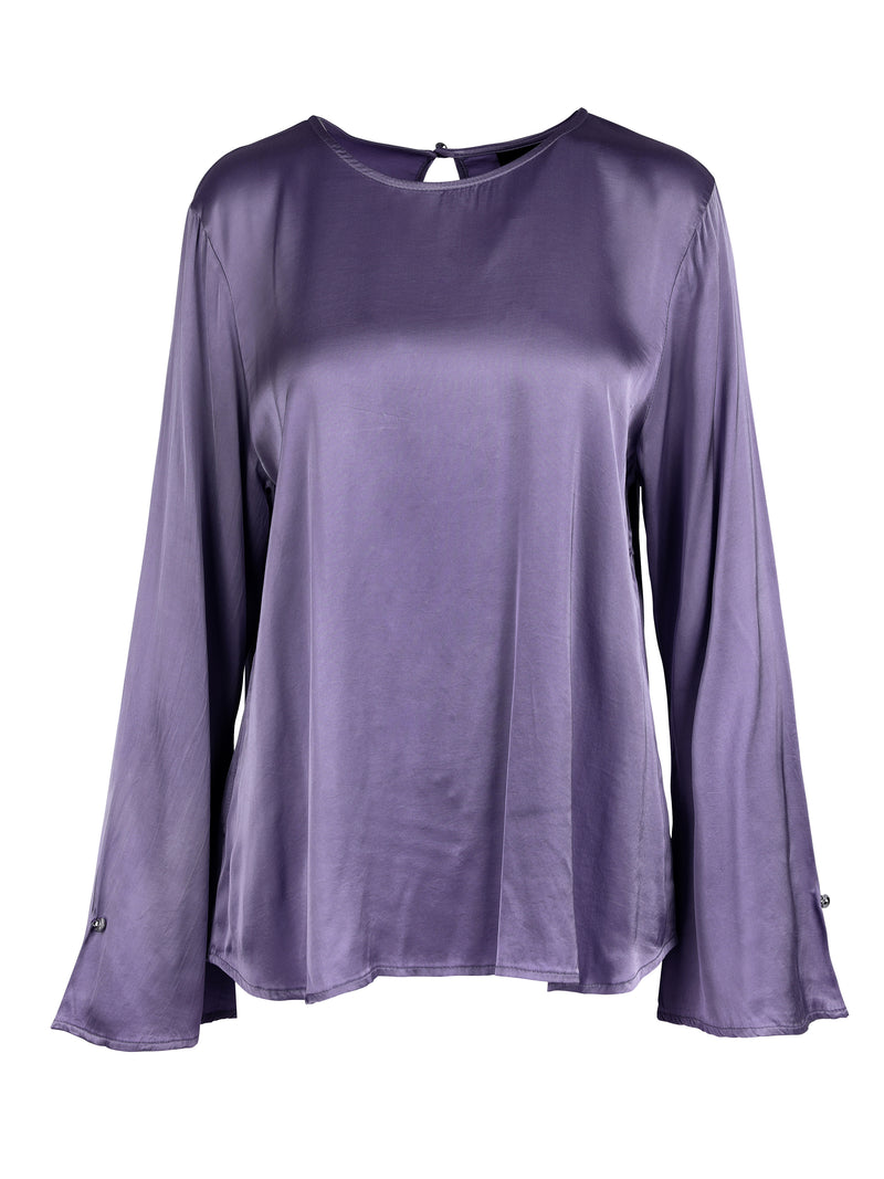 NÜ XIA Bluse Blusen 703 Pale purple