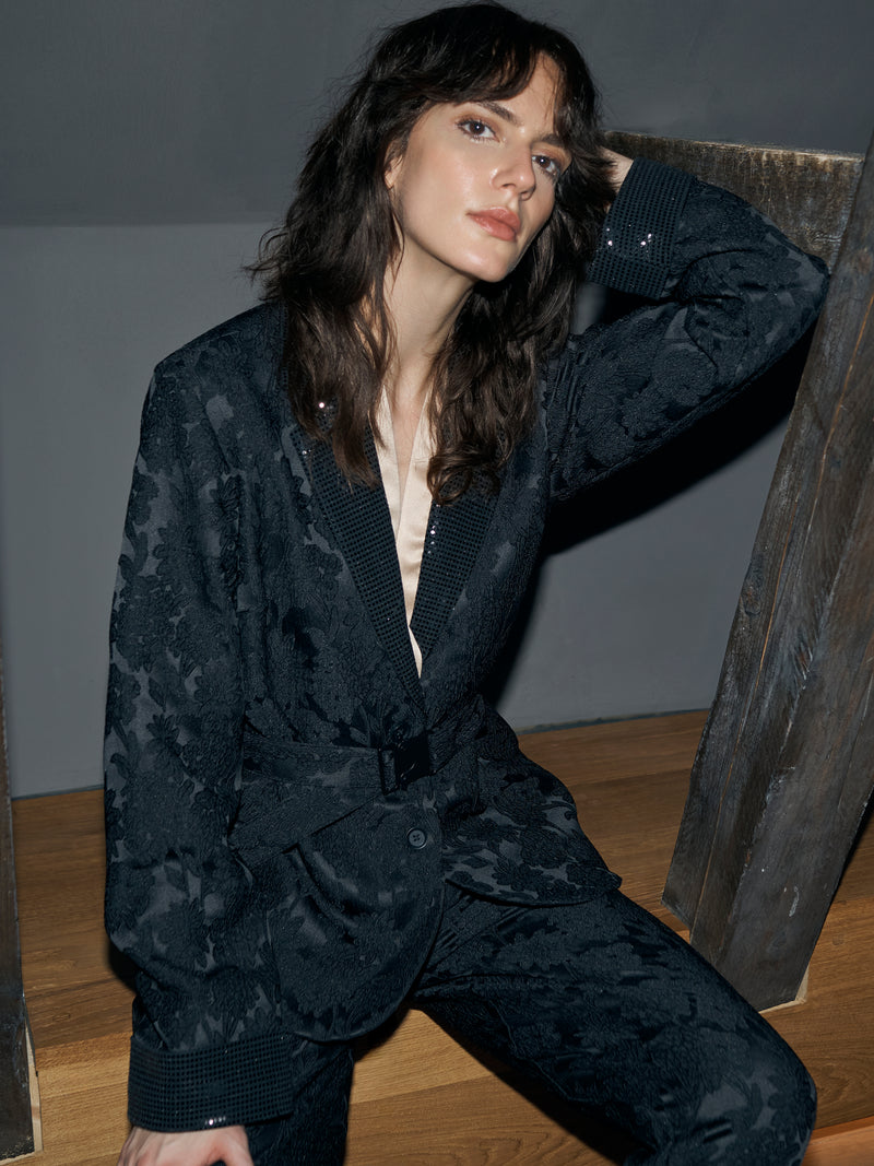 NÜ XINYAN Blazer Blazers Schwarz