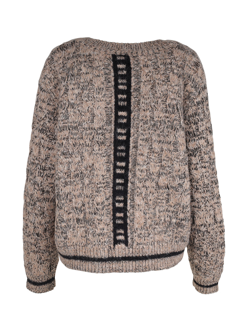 NÜ XIN Strickpullover Blusen 151 Elm Wood mix