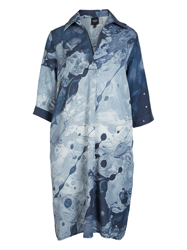 NÜ XOEY Tunika-Kleid Kleider 402 Blue mix