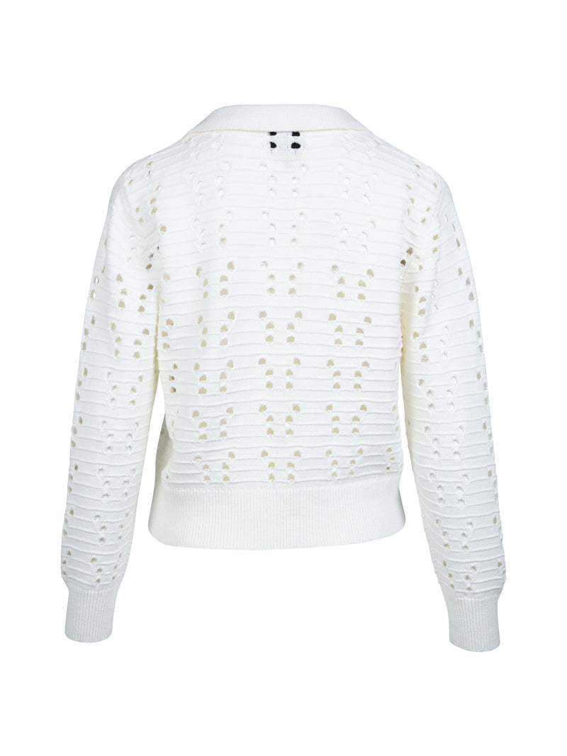 NÜ YAFFA Strickbluse Blusen 110 Creme