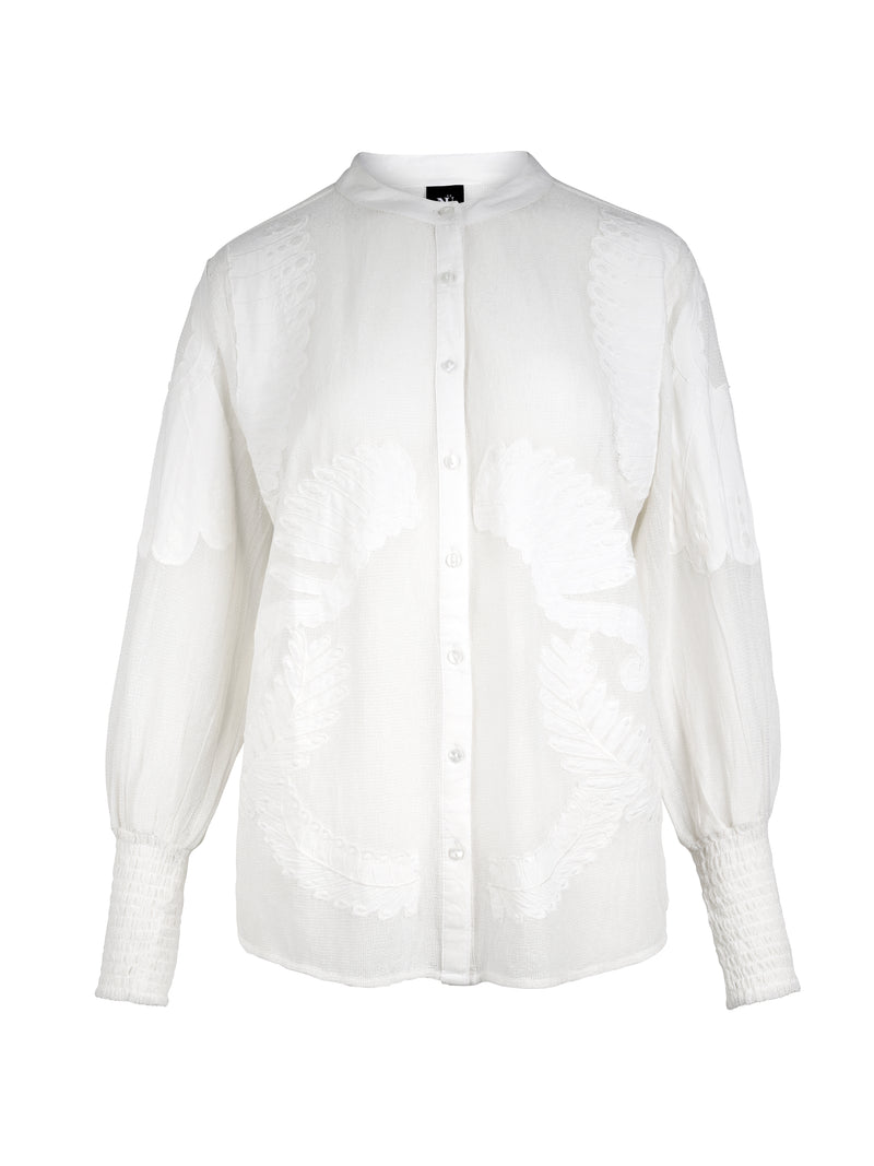 NÜ YAINA Hemd Hemdblusen 110 Creme