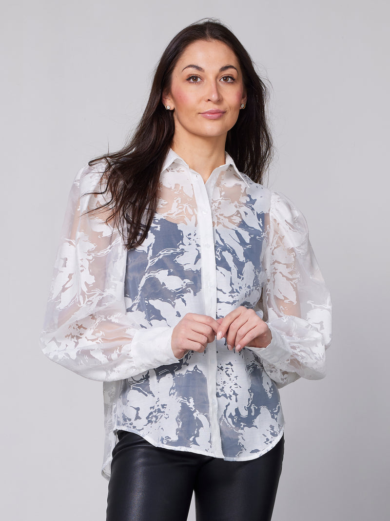 NÜ YAMINA Hemd Hemdblusen 110 Creme
