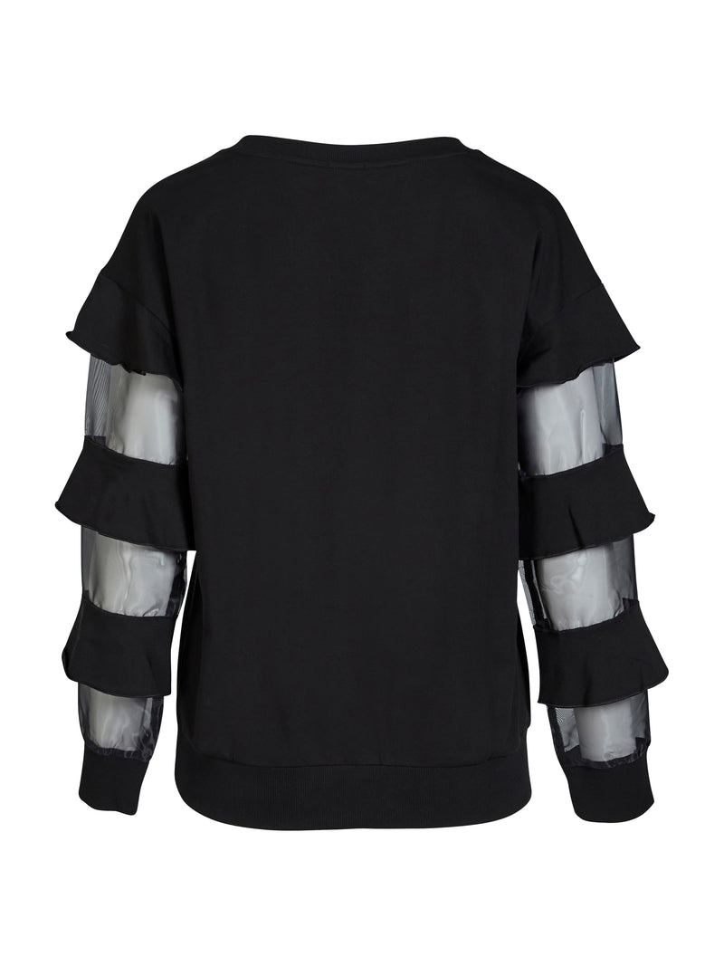 NÜ YAMIKA Bluse Blusen Schwarz