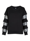 NÜ YAMIKA Bluse Blusen Schwarz