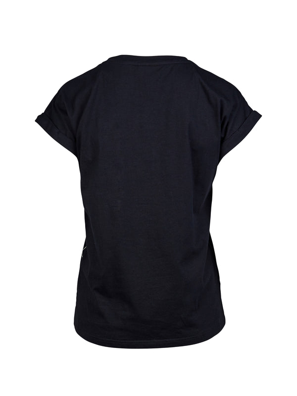 NÜ YANISA T-Shirt Tops und T-shirts Schwarz