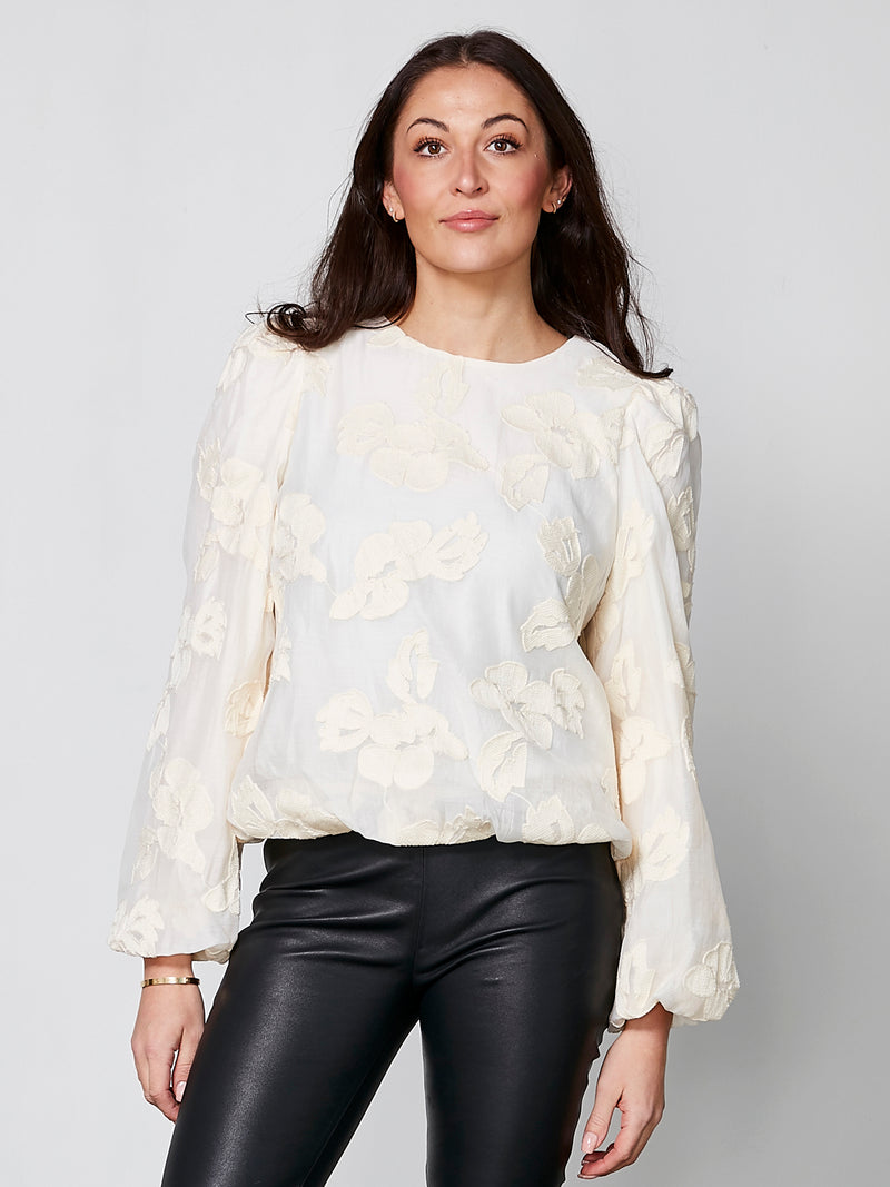 NÜ YAN Bluse Blusen 110 Creme