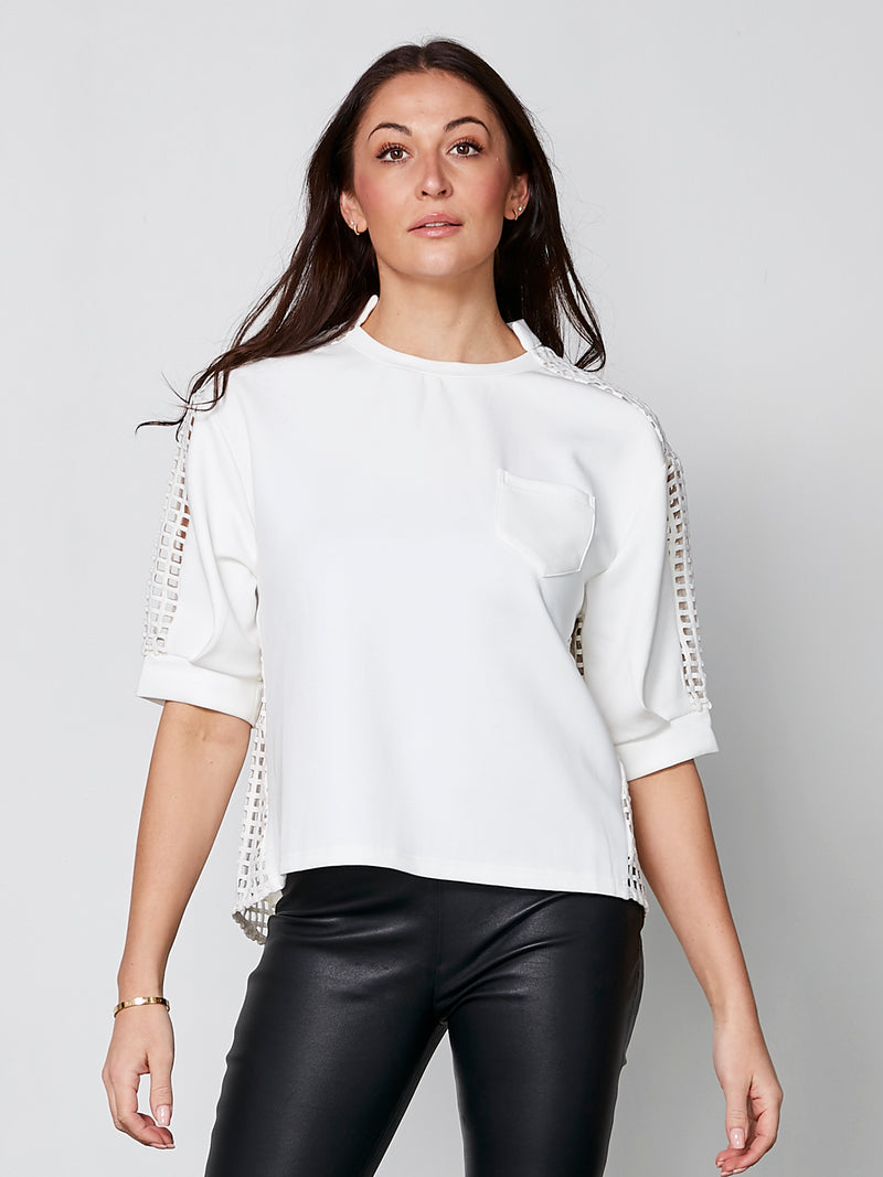 NÜ YARA Bluse Tops und T-shirts 110 Creme