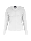 NÜ YASMI Langarm T-Shirt Tops und T-shirts 110 Creme