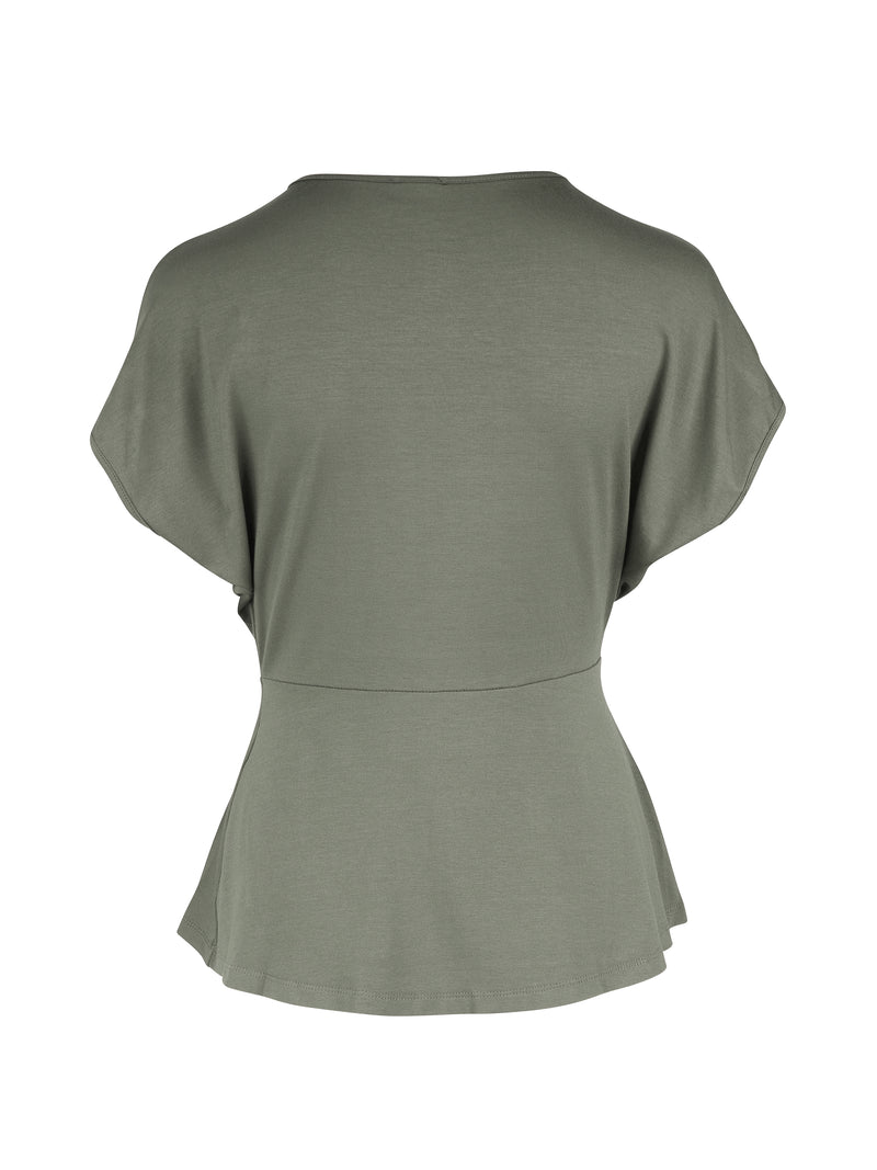 NÜ YASMI Oberteil Tops und T-shirts 316 Olive