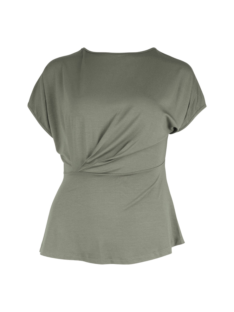 NÜ YASMI Oberteil Tops und T-shirts 316 Olive