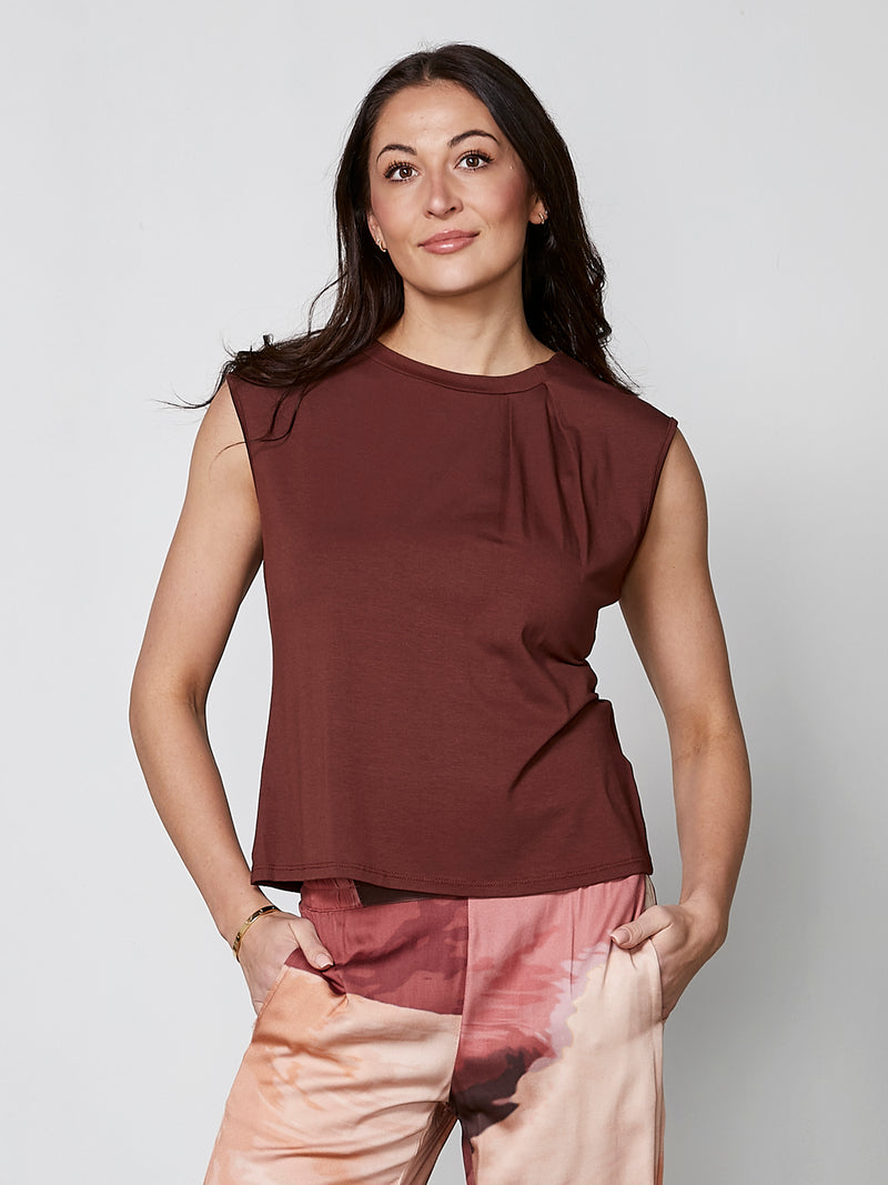 NÜ YASMI Top Tops und T-shirts 685 Berry red