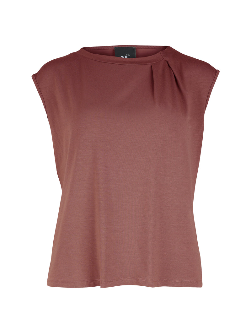 NÜ YASMI Top Tops und T-shirts 685 Berry red