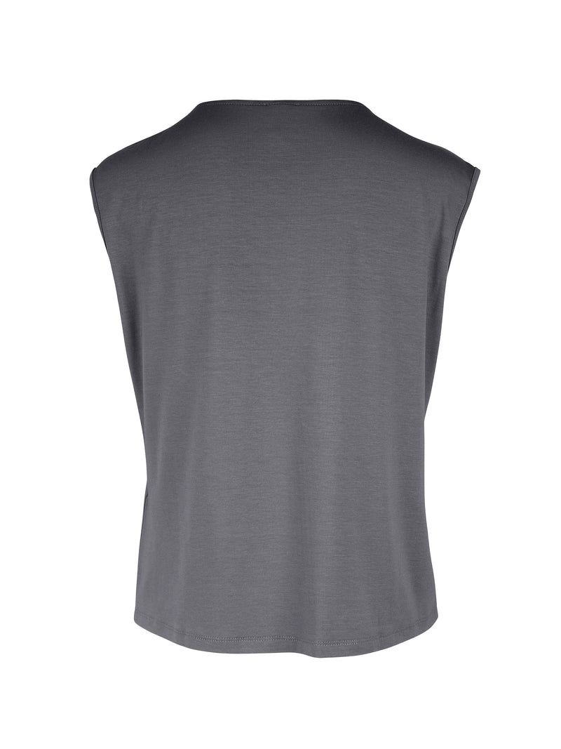 NÜ YASMI Top Tops und T-shirts 987 dark grey