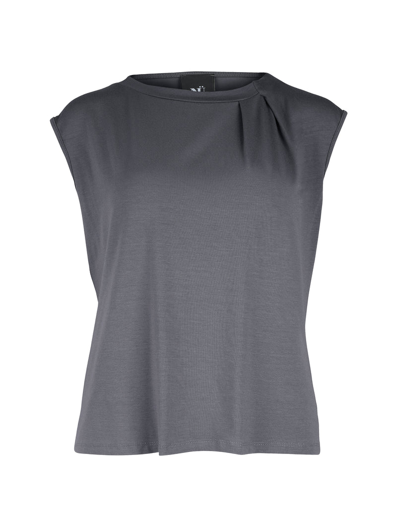 NÜ YASMI Top Tops und T-shirts 987 dark grey