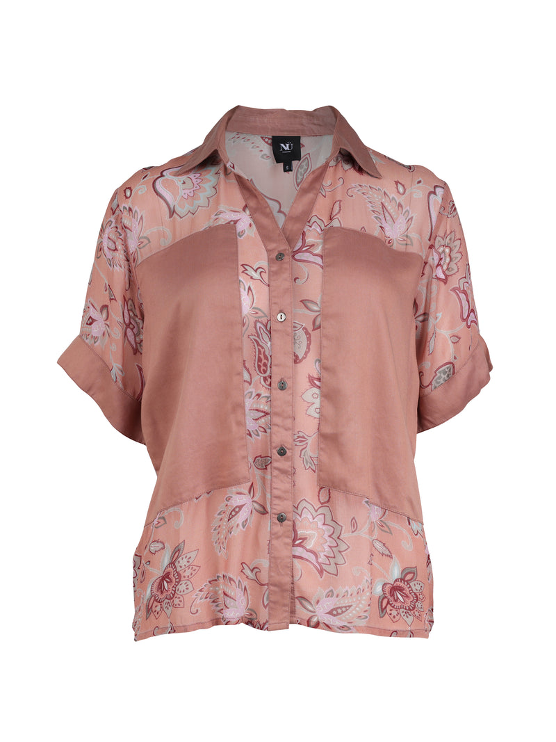 NÜ YDUN shirt Hemdblusen 646 Peach Puff mix