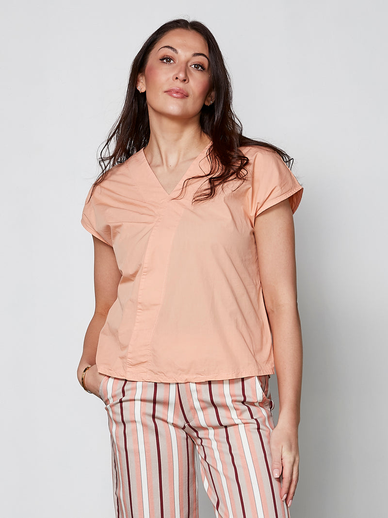 NÜ YELDA T-Shirt Tops und T-shirts 646 Peach puff